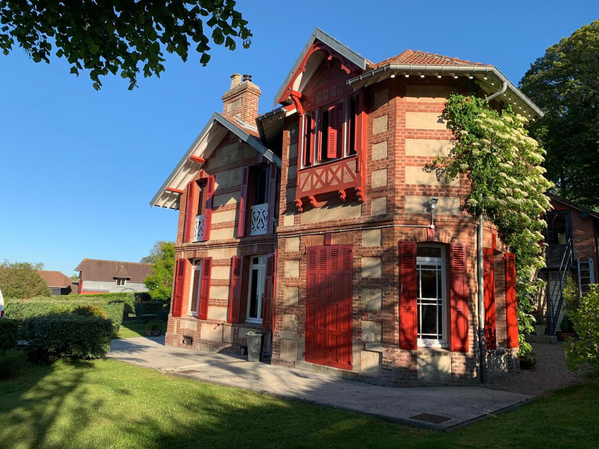 La Villa Des Rosiers Cricqueboeuf Exterior photo